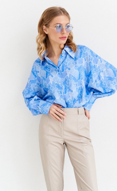 Блузы. Рубашки, VIZANTI 9602, голкбой