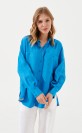 Блузы. Рубашки, VIZANTI 9601 голубой, голубой