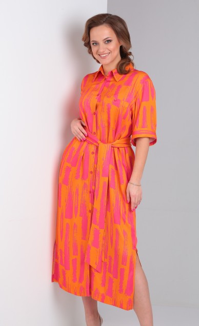 Платья. Сарафаны, Andrea Fashion 002, оранжевый