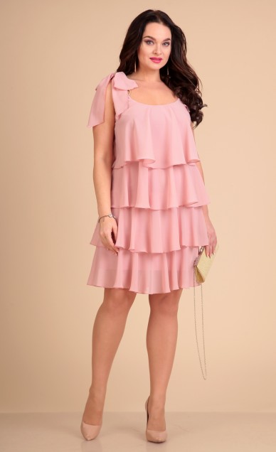Платья. Сарафаны, Liona Style 616 нежно-розовый, нежно-розовый