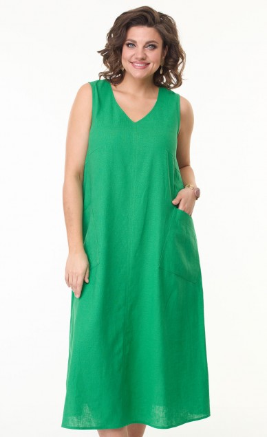 Платья. Сарафаны, OLLSY 1633 зеленый, зеленый
