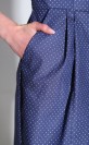 Платья. Сарафаны, Your size 2084, Синий в мелкий горох.