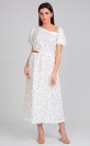 Платья. Сарафаны, Your size 2188, Белый с принтом